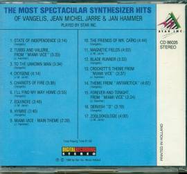 CD Most spectacular synthesizer hits of Vangelis, Jean Michel Jarre & Jan Hammer, 1989