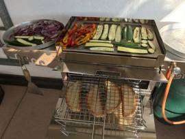 BARBECUE PROFESSIONALE INOX A GAS