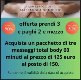 Massaggi a domicilio 