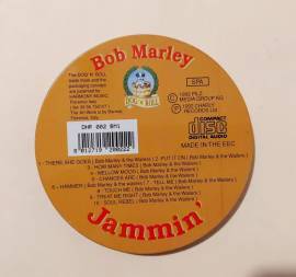 RARO BOB MARLEY JAMMIN CD. ITALY 1993.COFANETTO IN METALLO ROTONDO ETICHETTA: DOG N ROLL