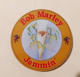 RARO BOB MARLEY JAMMIN CD. ITALY 1993.COFANETTO IN METALLO ROTONDO ETICHETTA: DOG N ROLL