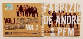 Fabrizio De André in concerto Vol.1-Vol.2 custodia vuota porta CD e libretto delle canzoni..NO CD