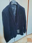 Blazer/giacca uomo taglia 50 blu navy velluto