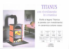 Stufa a legna mod. Titanus