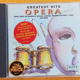 CD Greatest Hits Opera Etichetta:Sony Classical – MLK 66707 come nuovo