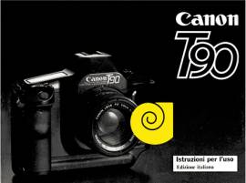 CANON T50 T60 T70 T80 T90 - LIBRETTO MANUALE ISTRUZIONI PER FOTOCAMERA EPOCA