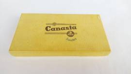 Cofanetto in cartoncino contente set 3 mazzi di carte Piatnik Canasta Samba