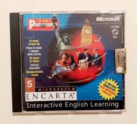 CD-ROM DI PANORAMA DA 1-5 MICROSOFT ENCARTA INTERACTIVE ENGLISH LEARNING