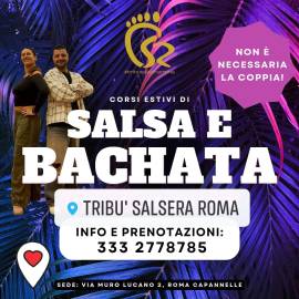 CORSI ESTIVI DI SALSA E BACHATA FUSION per principianti e intermedi