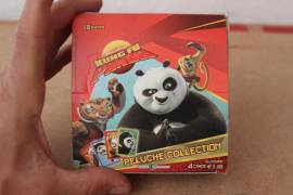 Confezione scatola Peluche card Kung Fu Panda, Box nuovo da collezione, rare EDI