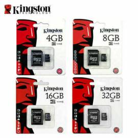 Micro SD 8GB 16GB 32GB 64GB 128GB Kingston Memoria MicroSD Memory Card 16 GB + adattatore Stock