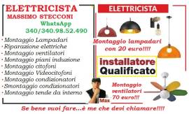 Elettricista lampadario plafoniera 