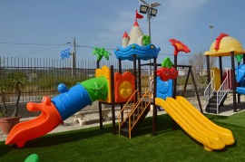 Gioco per esterno, playground per bambini 