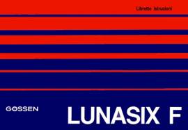 Gossen Lunalite Lunasixs 3 3s F Profisix Sixson 2 Sixtomat F2 Libretto Istruzione Esposimetro