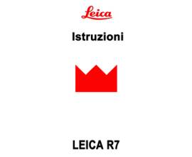 LEICA R6.2 R7 R8 R9 RE LIBRETTO MANUALE ISTRUZIONI FOTOCAMERA EPOCA