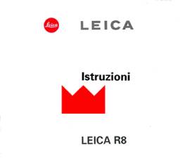 LEICA R6.2 R7 R8 R9 RE LIBRETTO MANUALE ISTRUZIONI FOTOCAMERA EPOCA