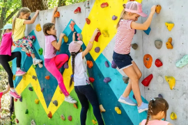 Arrampicata per bambini giochi gonfiabili playground per ludoteche, parchi gioco tappeto elastico