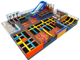 Attrezzature per Trampoline park per bambini giochi gonfiabili, playground x sale festa e luna park