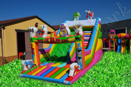 Gioco gonfiabile scivolo per bambini per baby park, hotel e aree gioco