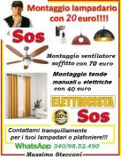 Elettricista ventilatore a soffitto 