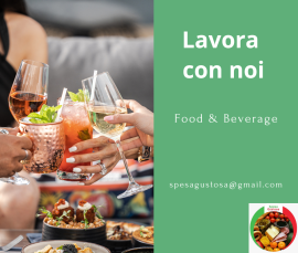 UNISCITI AL NOSTRO TEAM NEL SETTORE FOOD & BEVERAGE