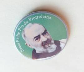 Rarissima Spilla Beato Padre Pio da Pietrelcina Ø diametro cm.3,8 come nuova