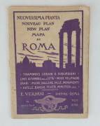 Nuovissima pianta di Roma Editore Enrico Verdesi, Roma 1938