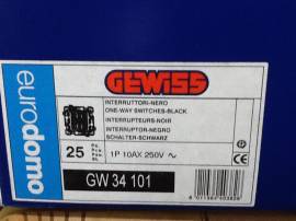 GEWISS - articolo GW 34 / 101 NUOVI (25 PEZZI)