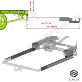 Estensione telaio per gancio di traino Citroen Jumper X250, X290-X295 2006-