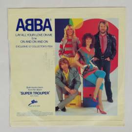 VINILE 33 GIRI ABBA LAY YOUR LOVE ON ME ETICHETTA:EPIC-A 13-1456 LUGLIO 1981