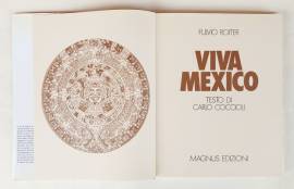 VIVA MEXICO libro illustrato di Fulvio Roiter 1°Edizione Magnus, Udine 1979