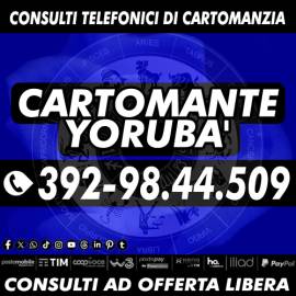 La consulenza esoterica con il Cartomante Yorubà è a pagamento con offerta