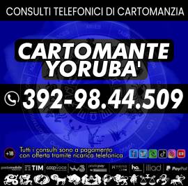 Tutti i giorni dell'anno il Cartomante Yorubà svolge consulti di Cartomanzia