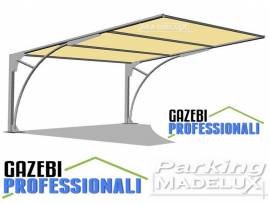 Carport tettoia auto box copertura gazebo pvc parcheggio gazebiprofessionali.com