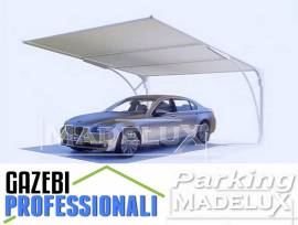 Carport tettoia auto box copertura gazebo pvc parcheggio gazebiprofessionali.com