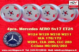 4 pz. cerchi Mercedes Aero 8x17 ET28 107 108 109 1