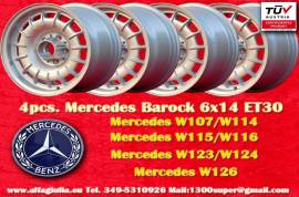 4 pz. cerchi Mercedes Barock 6x14 ET30 108 109 113