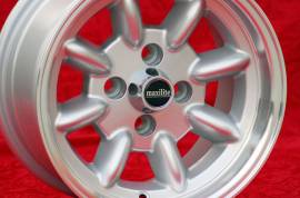 4 pz. cerchi BMW Minilite 7x13 ET5 1502-2002tii, 3