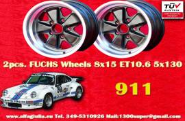 2 pz. cerchi Porsche Fuchs 8x15 ET10.6 911 -1989, 