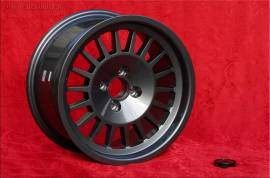 Set Cerchi 7.5x15 9.5x16 Renault 5 Maxi Turbo Blac