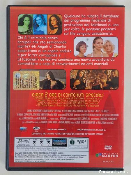 Dvd Charlies Angels Più Che Mai Con Cameron Diaz E Drew Barrymore