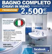 Ristrutturazione bagno napoli 2500€