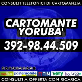 Disponibilità quotidiana dalle ore 9 alle 21 - Il Cartomante Yorubà