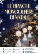 BIANCHE MONGOLFIERE DI NATALE - ANIMAZIONE ITINERANTE COSTUMI SCENICI LUMINOSI - PARATA PALLONI GIGA