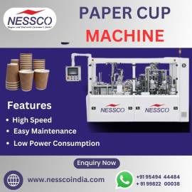 High-Efficiency Paper Cup Machine for Sale