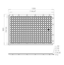 Tappeto modulare per un utilizzo versatile.