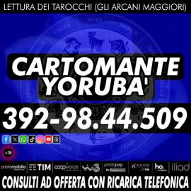 I consulti con il Cartomante Yorubà sono a pagamento con ricarica telefonica