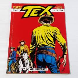 Fumetto Tutto TEX N.88 GLI SPIETATI Testo di G.L.Bonelli