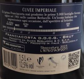 BERLUCCHI CUVEE' IMPERIALE BRUT MAGNUM CONFEZIONE ORIGINALE.