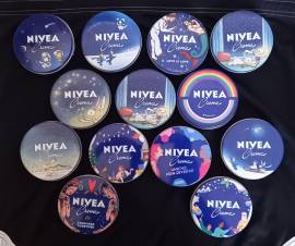 13 Scatole di latta CREMA NIVEA da collezione